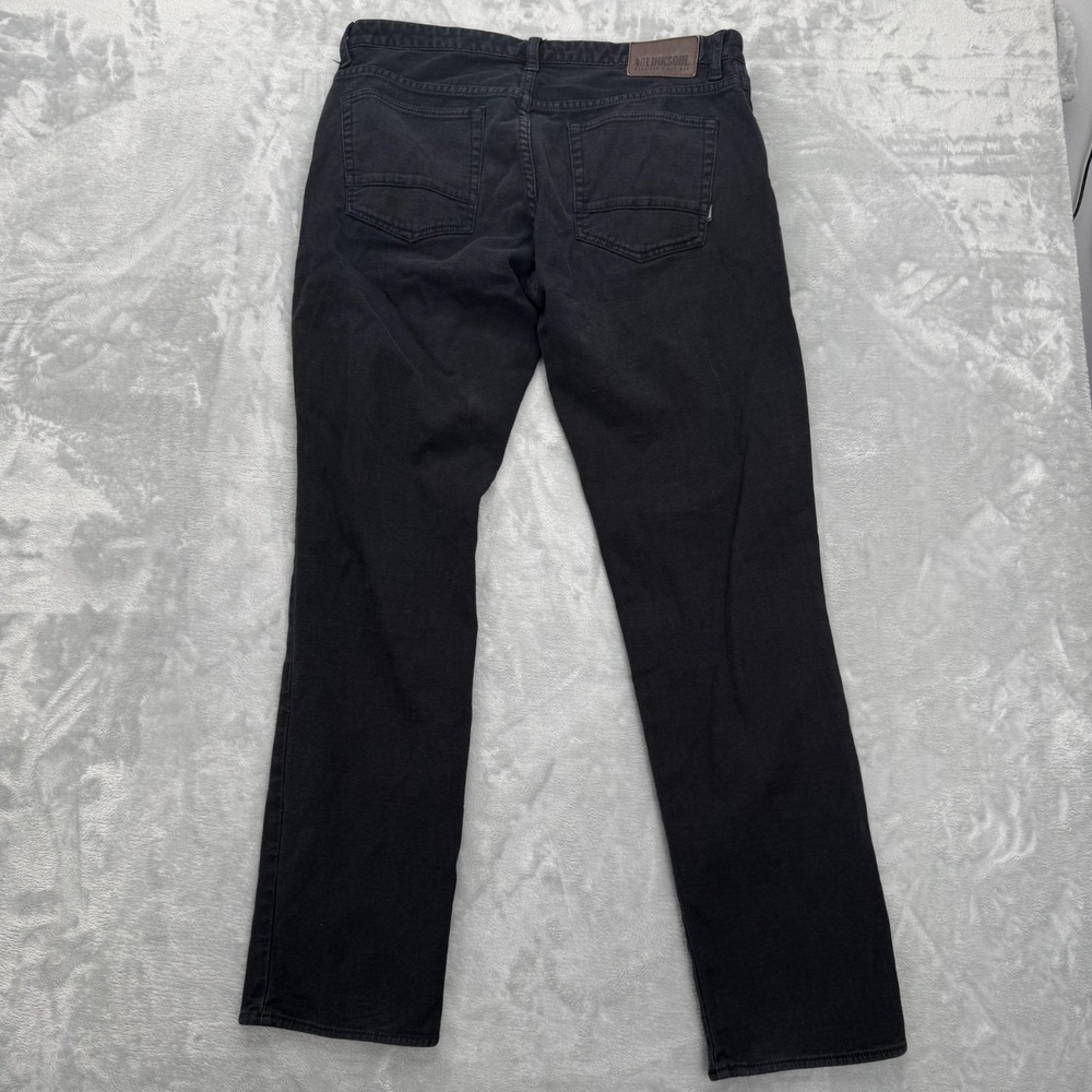 Linksoul Jeans Mens 34 Black Stretch Straight Leg Pants Golf Casual Chill - Picture 11 of 12